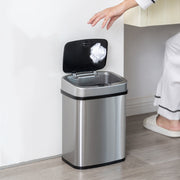 Home Office Business Intelligent Induction Stainless Steel Trash Can